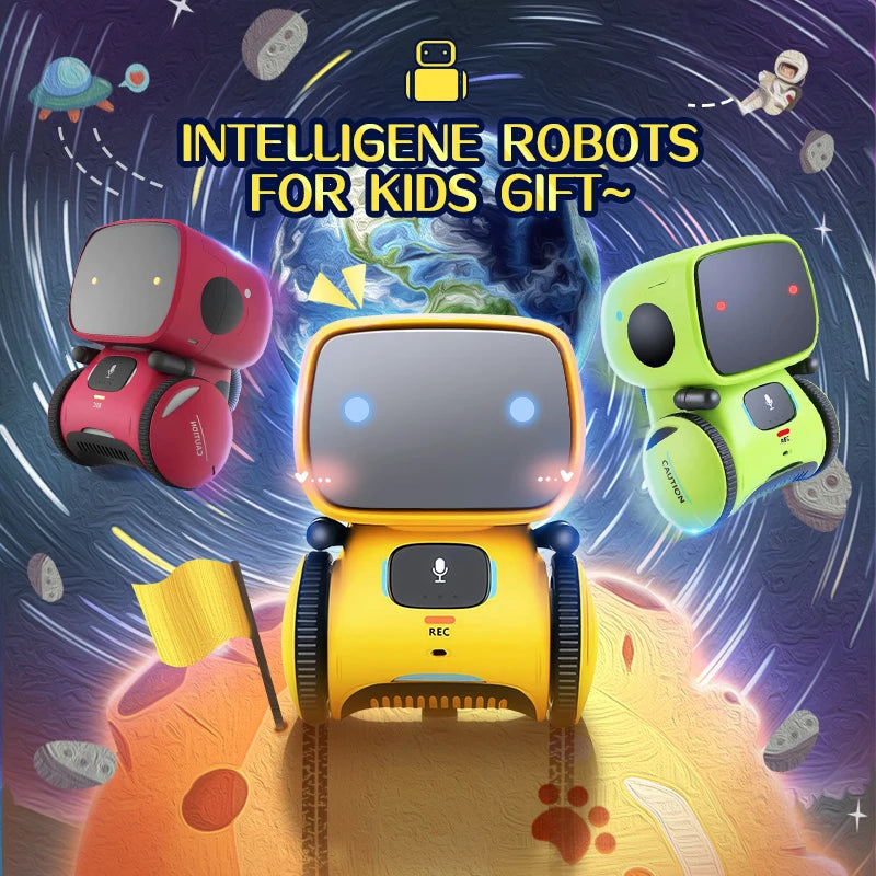 Voice Control Interactive Toy Robot – Smart Dance & Command Robot for Kids