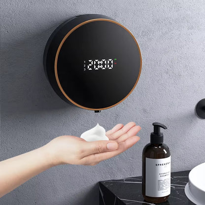 Touchless Automatic Sensor Soap Dispenser Foam Type-C Charging Smart Induction Hand Washer with Temperature Digital Display